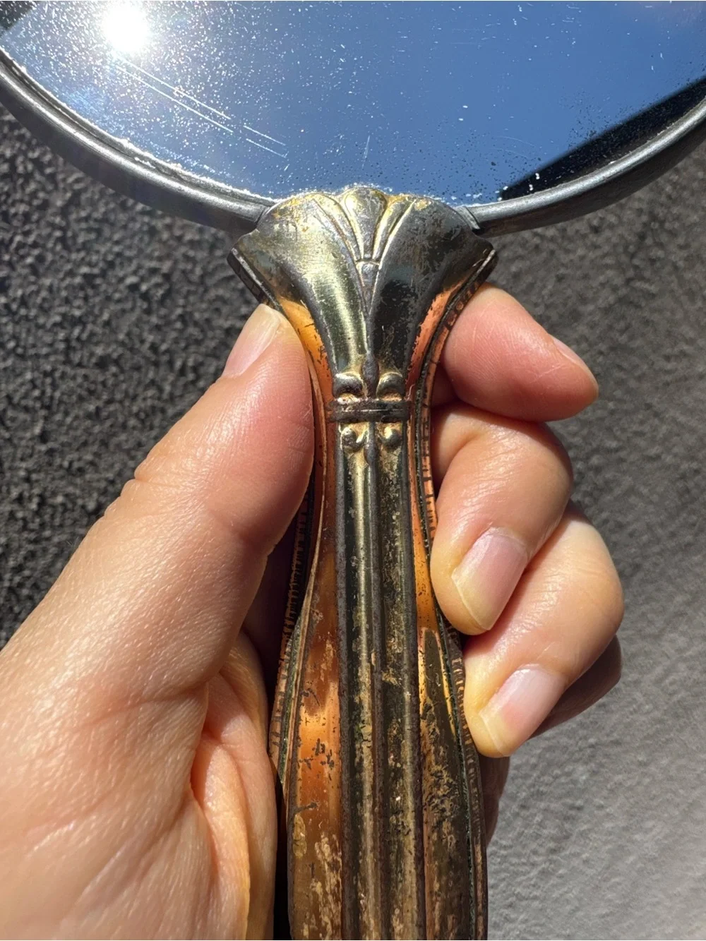 Vintage Hand Mirror